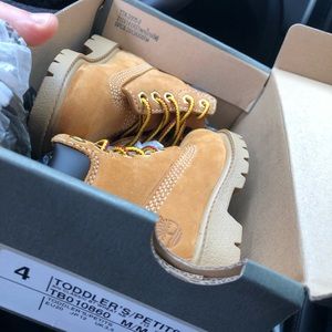 Timberlands size 4 toddler brand new